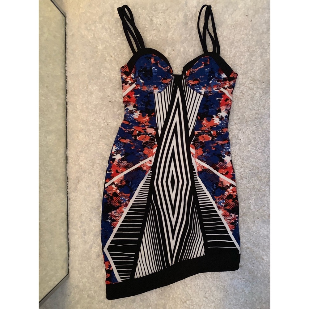 Mini multi colored dress